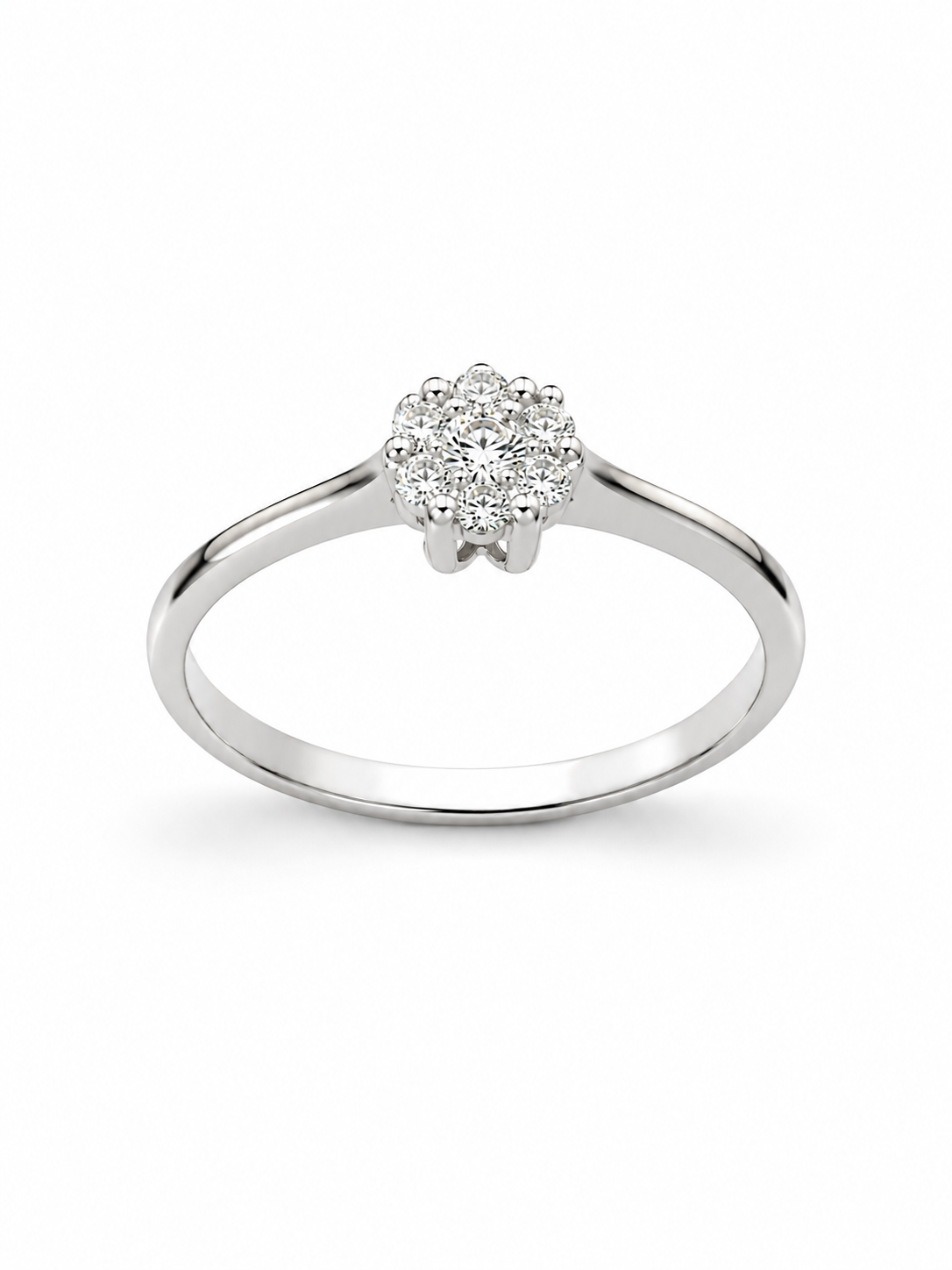 Fico Gioielli - Anello in Oro 18 KT con Diamanti – Eleganza Floreale