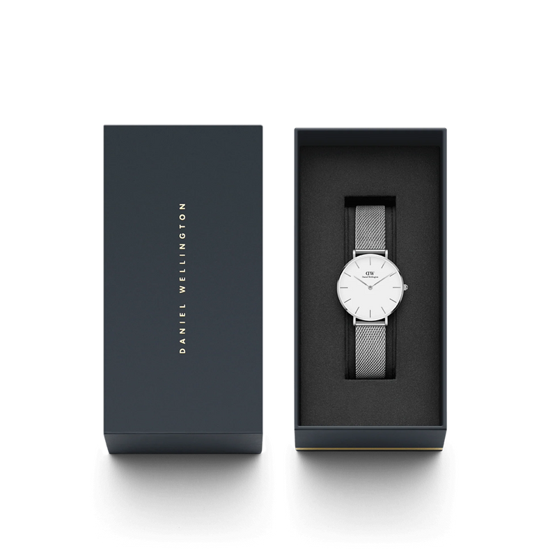 Daniel Wellington Classic Petite Sterling orologio donna 28mm DW00100220
