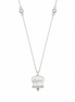 BYSIMON - Collana in Argento 925 con campanella Capri e zirconi