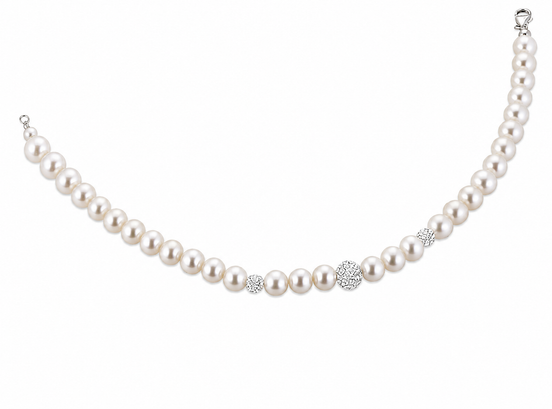 Kioto - Bracciale donna con Perle e Oro 18 Kt