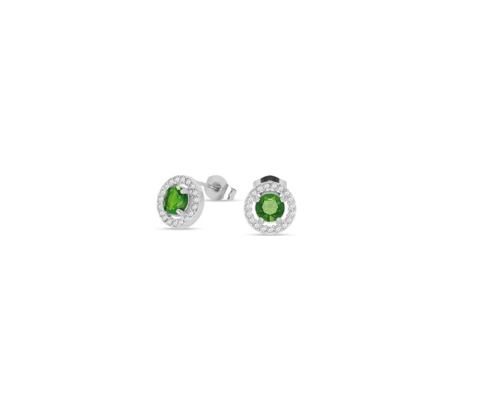 LIU JO  Orecchini Donna Acciaio Lucido Zirconi Verde LJ2274