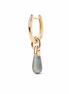PdPaola - Orecchino a Cerchio Singolo Labradorite Jupiter argento