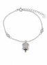 amo capri - Bracciale in Argento 925 con campanella Capri e zirconi