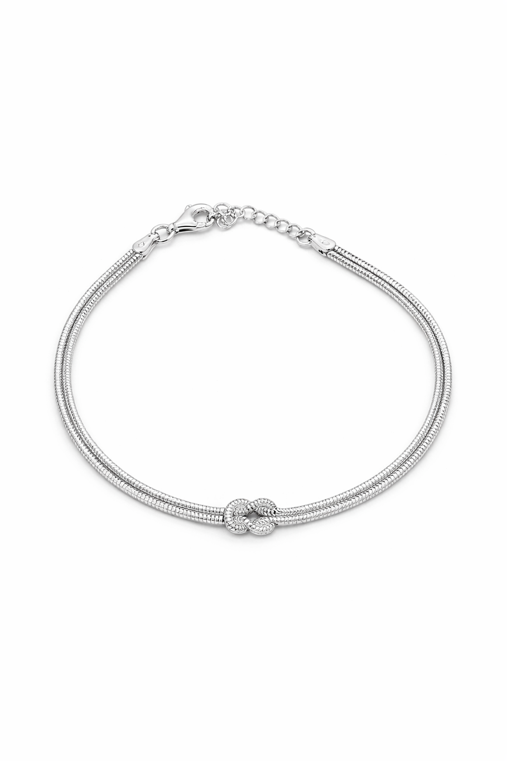 fico gioielli - Bracciale Nodo Centrale in Argento 925