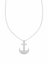 fico gioielli - Collana Ancora in Argento con Zirconi