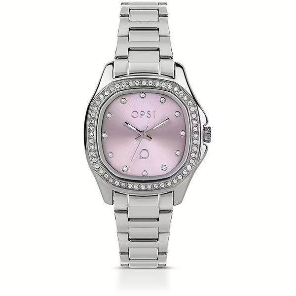 Orologio Donna Ops Acciaio Colored Square Quarzo Solo Tempo OPSPW-991-3400
