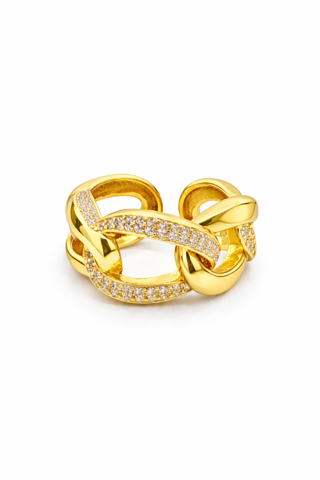 fico gioielli - Anello Maglia Intrecciata in Argento 925