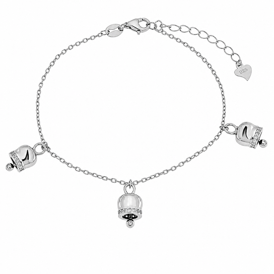 BYSIMON - Bracciale in Argento 925 con campanelle pendenti