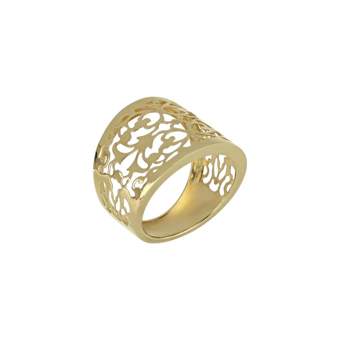 igold - Anello Fascia Trafiata in Oro 375% 9kt