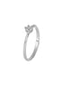 igold - Anello Solitario in Oro 375‰ (9KT) con Zircone