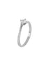 igold - Anello Solitario in Oro 375‰ (9KT) con Zircone