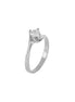 igold - Anello Solitario in Oro 375% (9KT) con Zircone