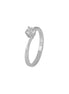 igold - Anello Solitario in Oro 375‰ (9KT) con Zircone