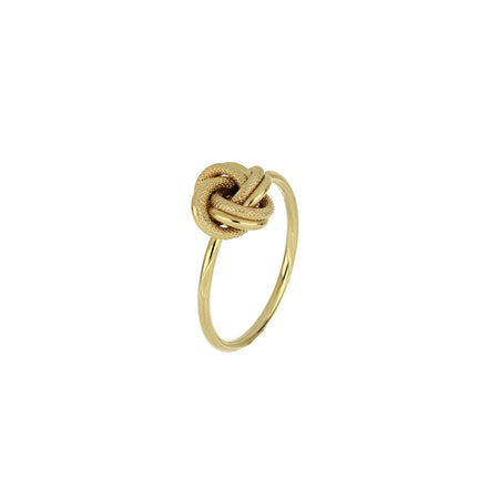 igold - Anello con Nodo in Oro 375% 9kt