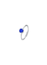 luca barra - ANELLO DONNA IN ACCIAIO ZIRCONE BLU