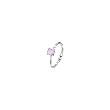 LUCA BARRA - ANELLO DONNA IN ACCIAIO