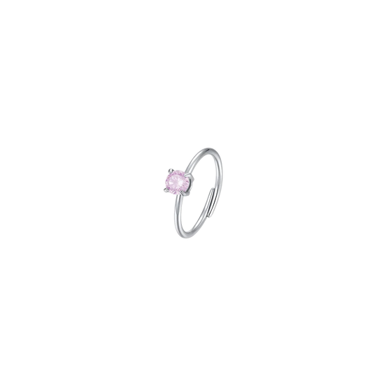 LUCA BARRA - ANELLO DONNA IN ACCIAIO