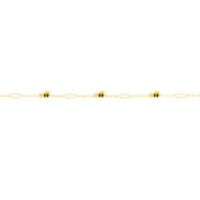 igold - Bracciale in Oro 375% 9 kt con Api Smaltate