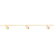 igold - Bracciale Bambino in Oro 375% 9 kt con Unicorni Smaltati