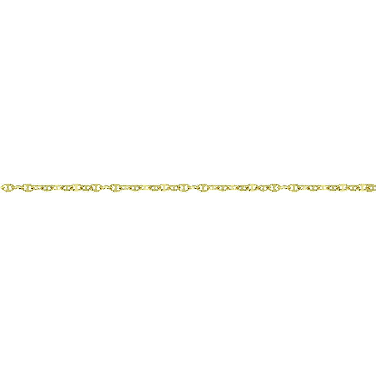 igold - Bracciale Groumette in Oro 375% 9kt Classico ed Elegante