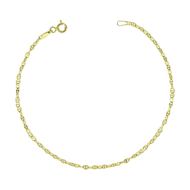 igold - Bracciale Groumette in Oro 375% 9kt Classico ed Elegante
