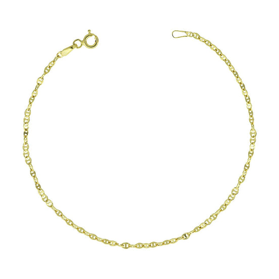 igold - Bracciale Groumette in Oro 375% 9kt Classico ed Elegante