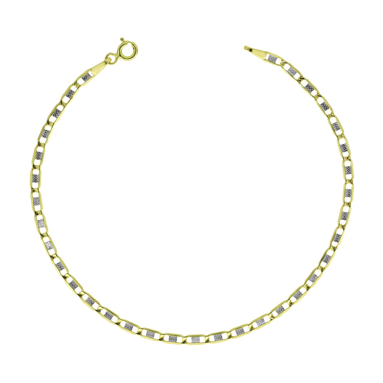 igold - Bracciale Groumette in Oro 375% 9kt