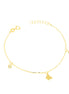 igold - Bracciale in Oro 9 kt con Farfalla e Zirconi