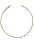 igold - Bracciale Groumette in Oro bianco & giallo 375% 9kt