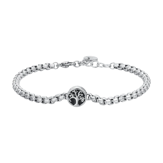 luca barra - BRACCIALE UOMO IN ACCIAIO ALBERO DELLA VITA