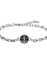 luca barra - BRACCIALE UOMO IN ACCIAIO CON ANCORA
