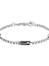 luca barra - BRACCIALE UOMO IN ACCIAIO ELEMENTI IN ACCIAIO IP BLACK