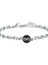 luca barra - BRACCIALE UOMO IN ACCIAIO CON INFINITO