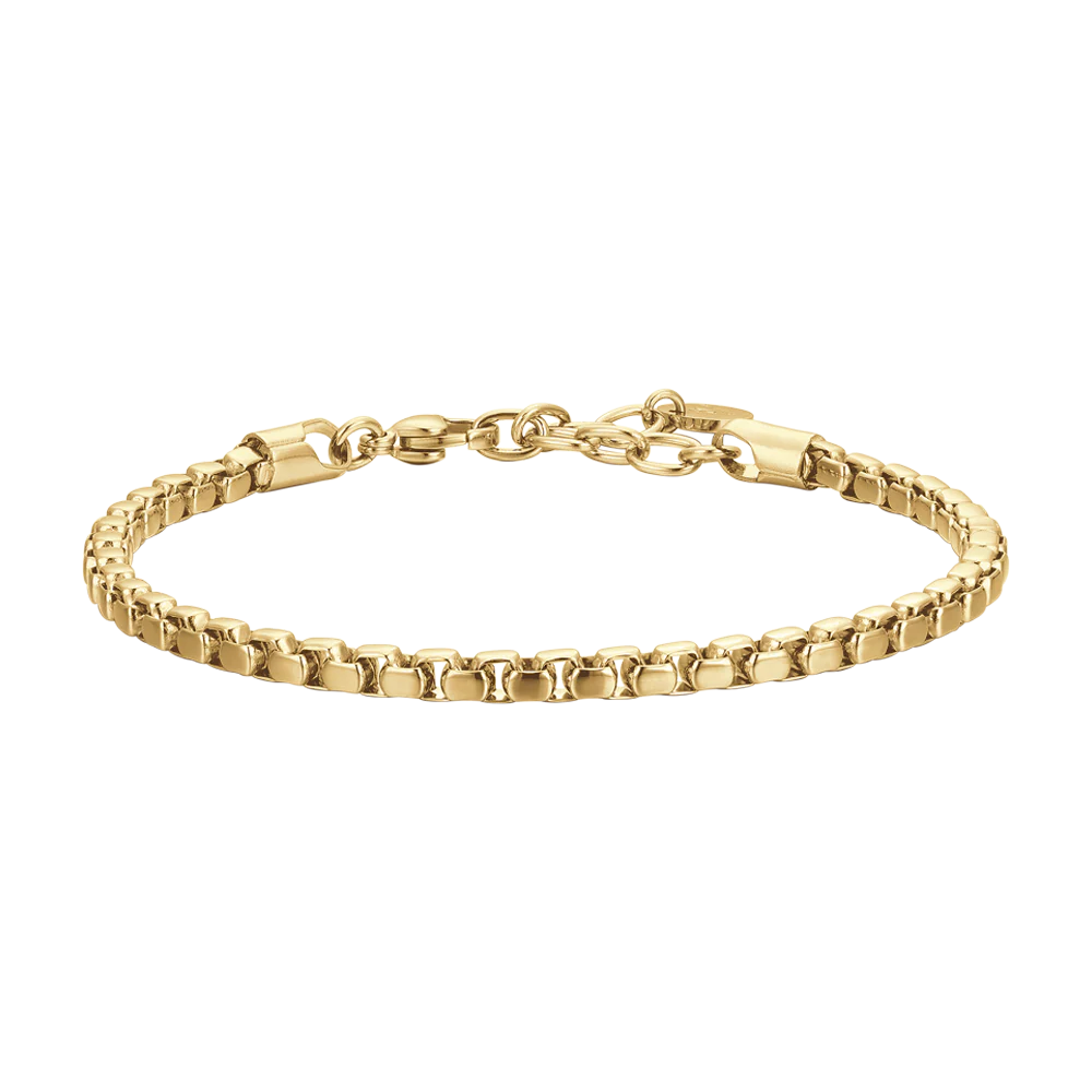 Luca Barra - BRACCIALE UOMO IN ACCIAIO IP GOLD