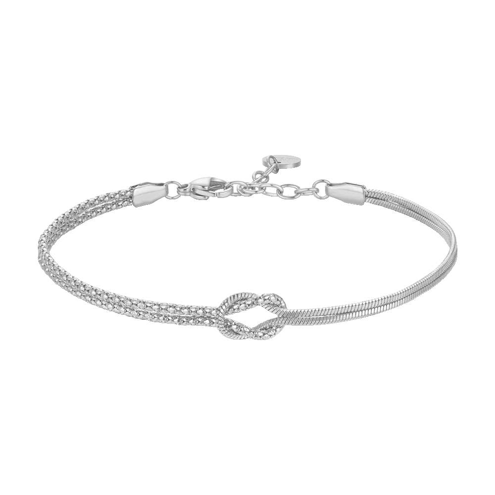 luca barra - BRACCIALE IN ACCIAIO CON NODO