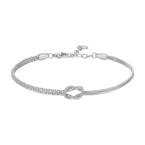 luca barra - BRACCIALE IN ACCIAIO CON NODO