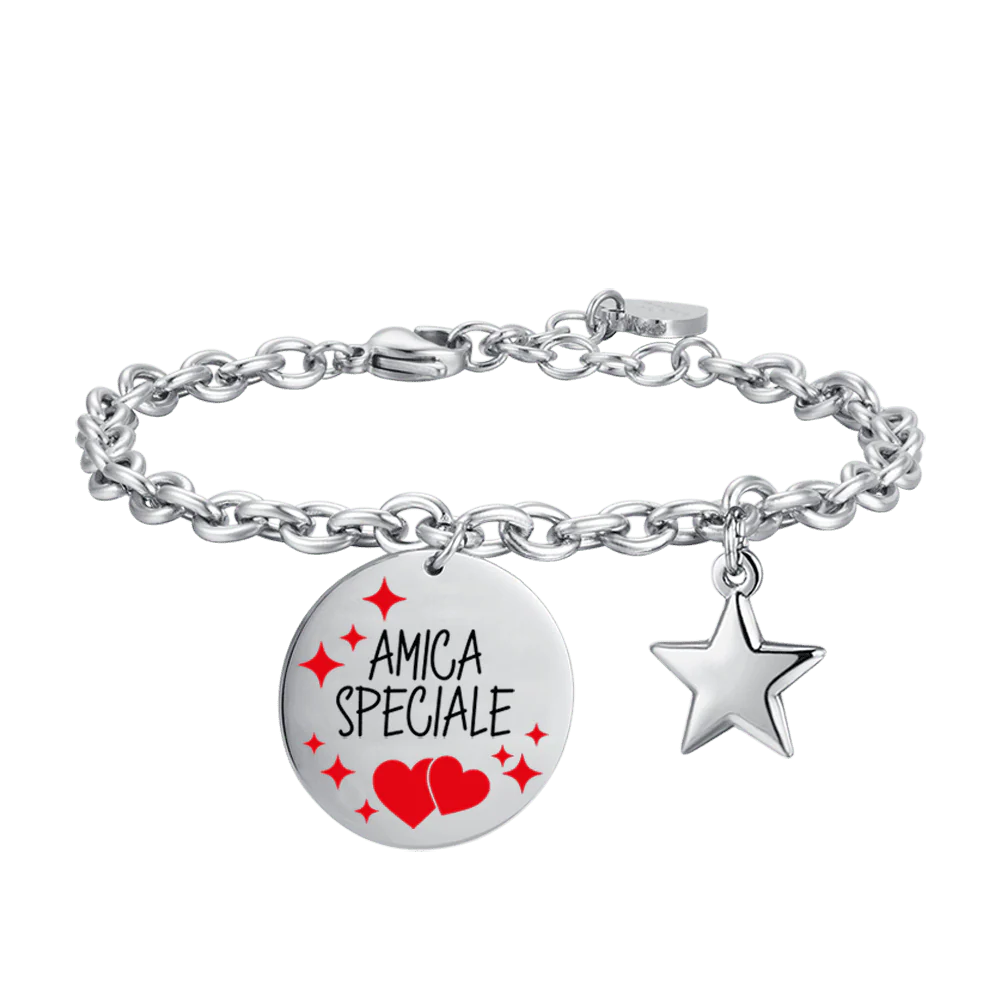 luca barra - BRACCIALE DONNA IN ACCIAIO AMICA SPECIALE
