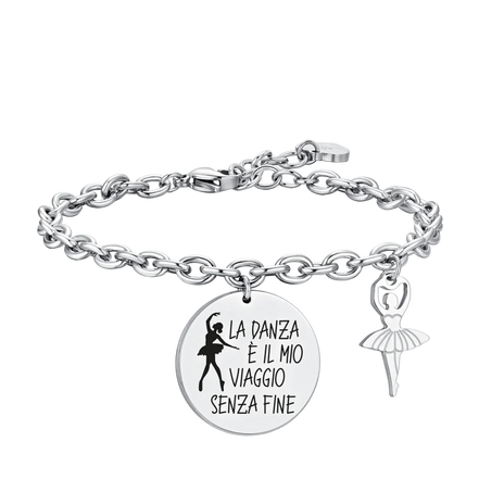 luca barra - BRACCIALE DONNA IN ACCIAIO BALLERINA