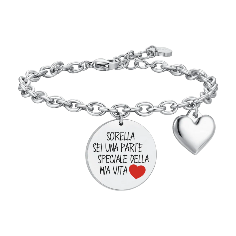 luca barra - BRACCIALE DONNA IN ACCIAIO SORELLA