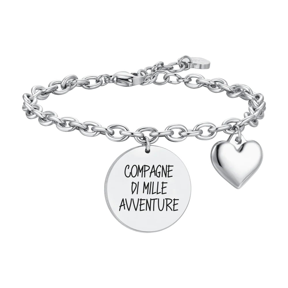 luca barra - BRACCIALE DONNA IN ACCIAIO COMPAGNE