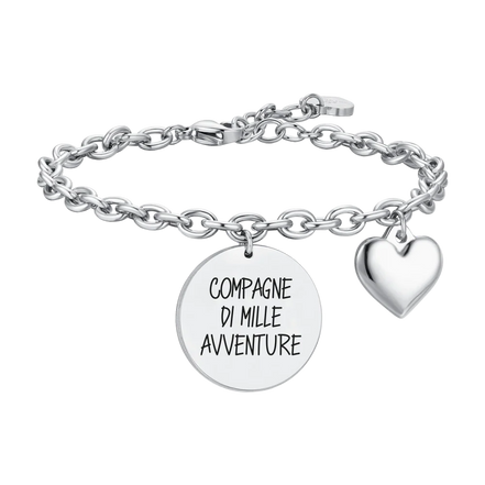 luca barra - BRACCIALE DONNA IN ACCIAIO COMPAGNE