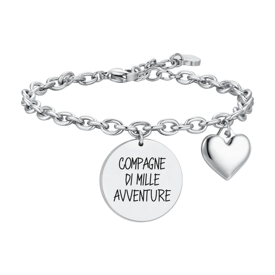 luca barra - BRACCIALE DONNA IN ACCIAIO COMPAGNE