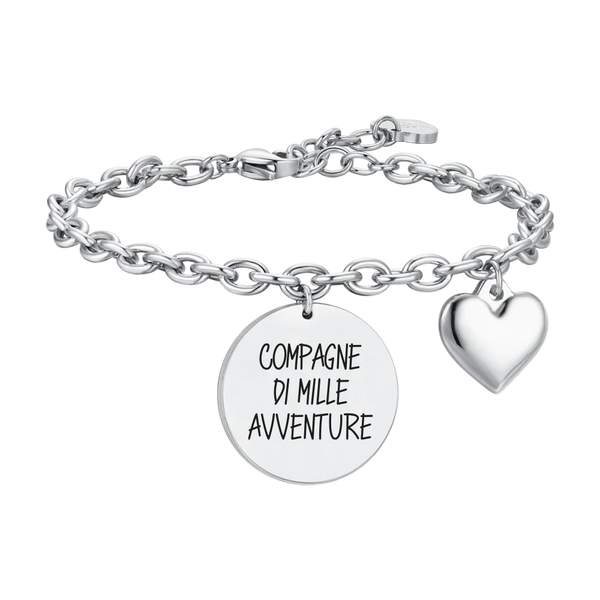 luca barra - BRACCIALE DONNA IN ACCIAIO COMPAGNE