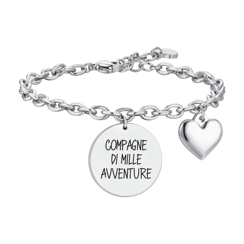 luca barra - BRACCIALE DONNA IN ACCIAIO COMPAGNE