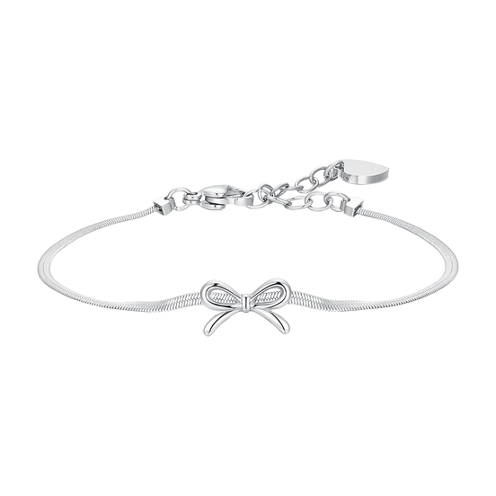 luca barra - BRACCIALE DONNA IN ACCIAIO FIOCCO