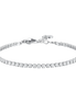 luca barra - BRACCIALE TENNIS DONNA IN ACCIAIO CON ZIRCONI BIANCHI