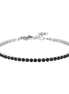 luca barra - BRACCIALE TENNIS DONNA IN ACCIAIO CON ZIRCONI NERI