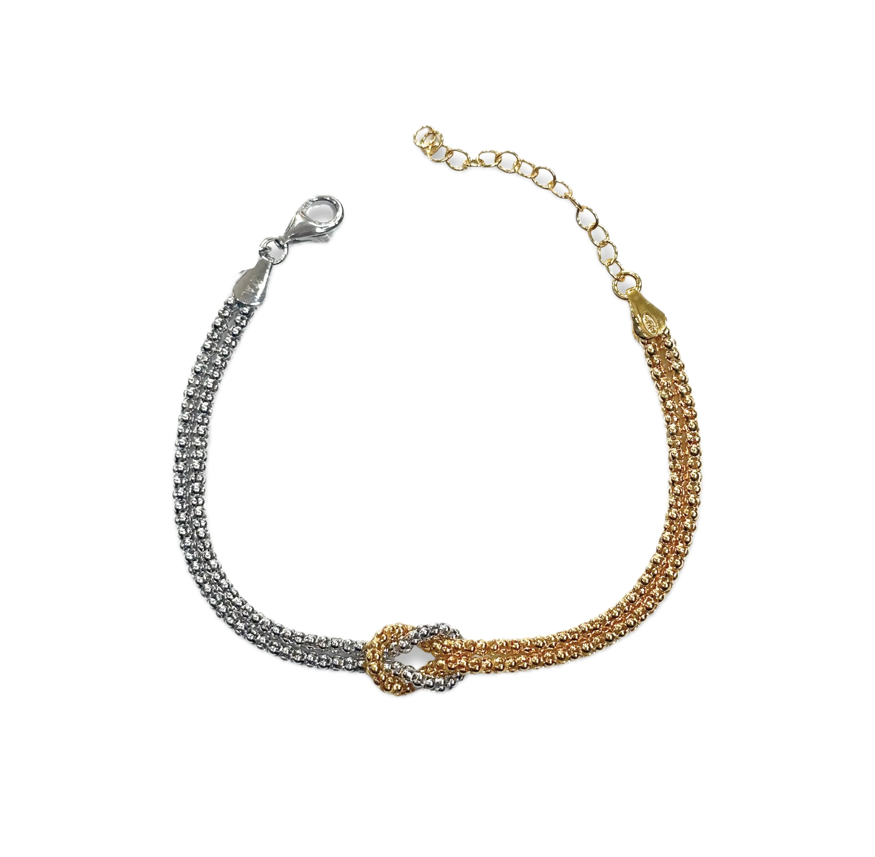 Fico Gioielli - Bracciale in Argento 925 con Nodo Centrale