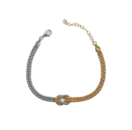 Fico Gioielli - Bracciale in Argento 925 con Nodo Centrale