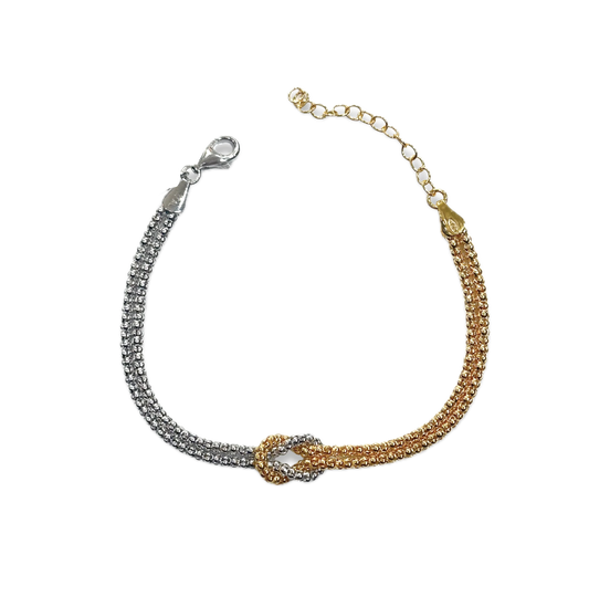 Fico Gioielli - Bracciale in Argento 925 con Nodo Centrale